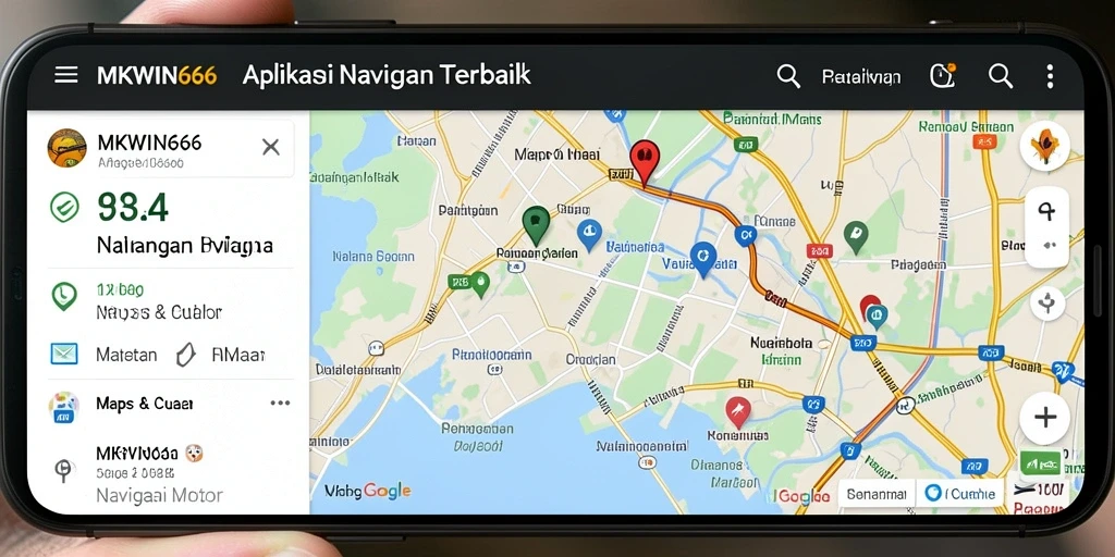 Antarmuka aplikasi MKWIN666 yang intuitif dan fungsional untuk Navigasi Motor.