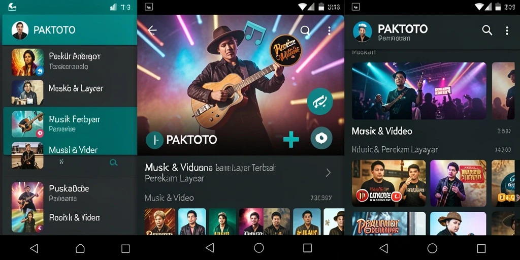 Tampilan antarmuka PAKTOTO saat merekam layar dengan fitur lengkap.