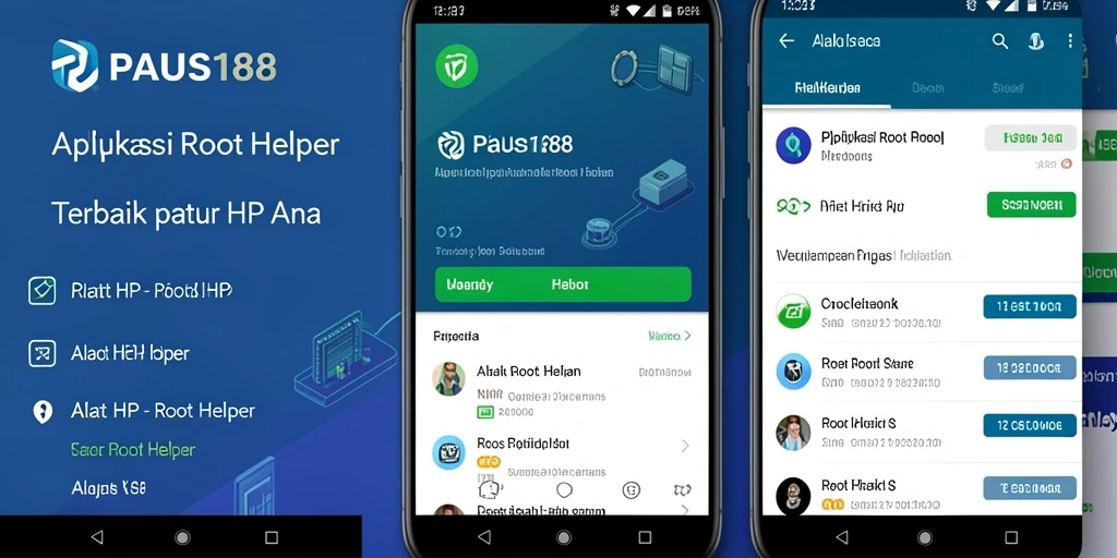 Tampilan antarmuka aplikasi PAUS188 yang memudahkan pengguna.